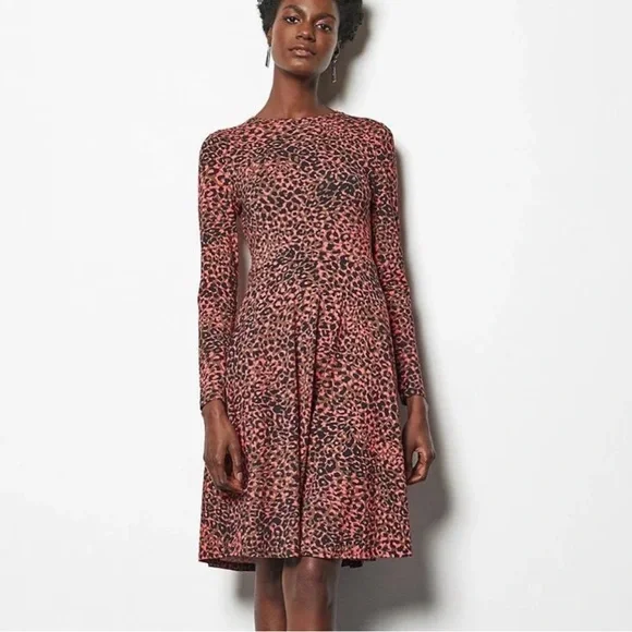 Karen Millen Dresses Karen Millen Safari Leopard Print Long